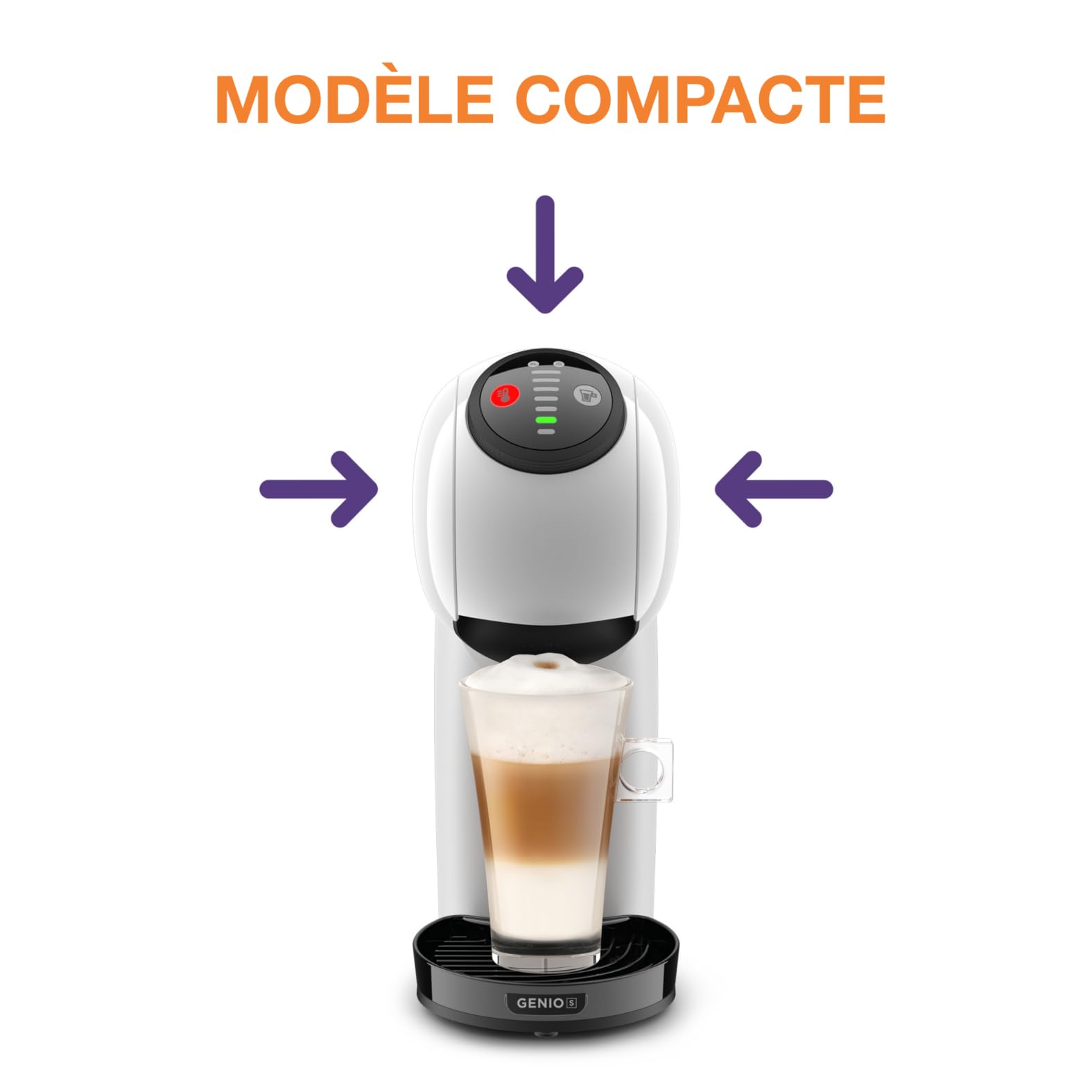 Dolce Gusto Genio S — Machine à Café Expresso Blanche | Fonction XL | KP243110