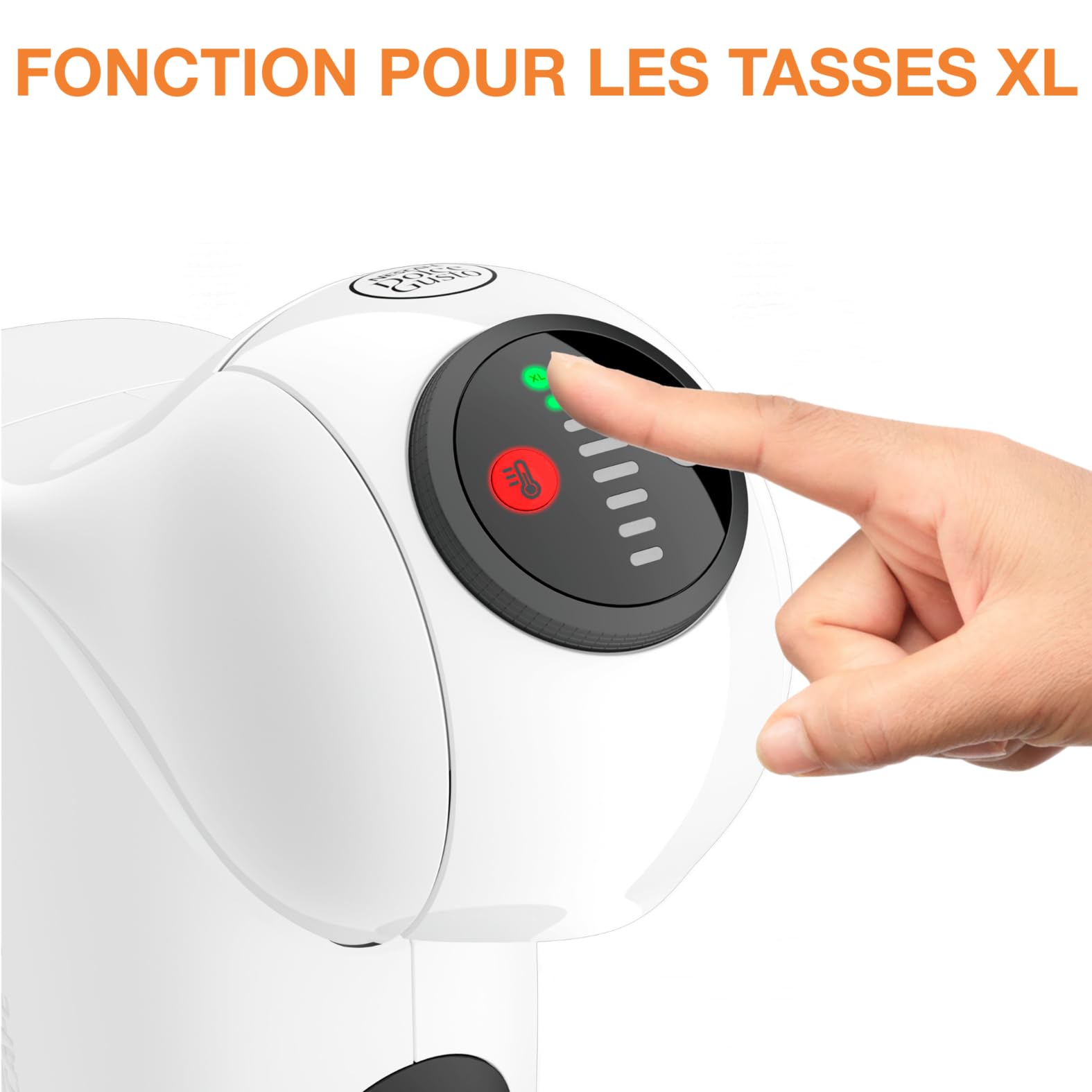 Dolce Gusto Genio S — Machine à Café Expresso Blanche | Fonction XL | KP243110