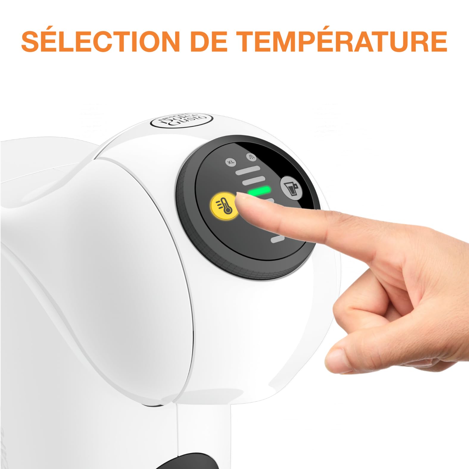 Dolce Gusto Genio S — Machine à Café Expresso Blanche | Fonction XL | KP243110