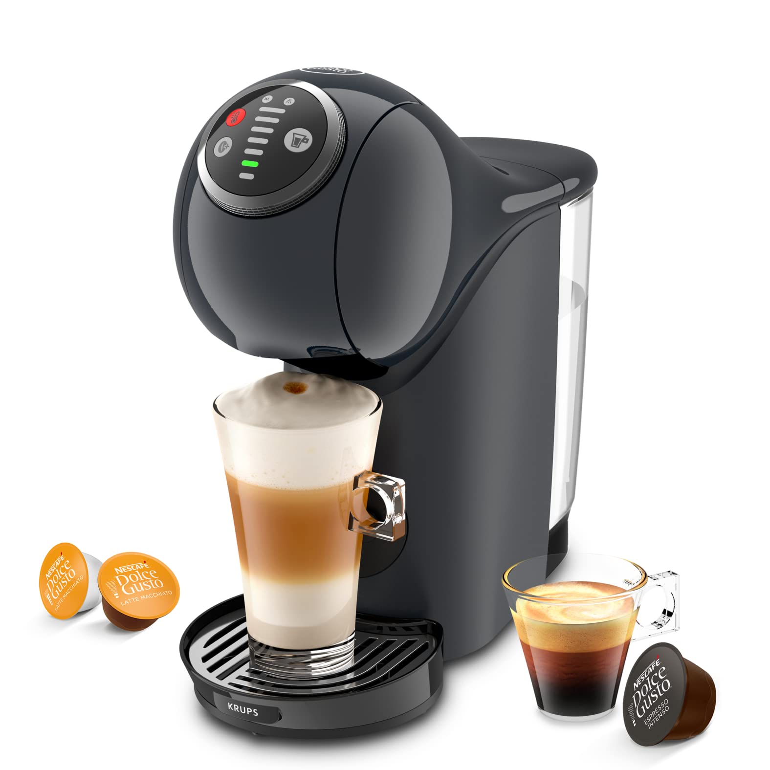Dolce Gusto Genio S Plus — Machine à Café Gris | Fonction XL | 15 Bars | KP340B10