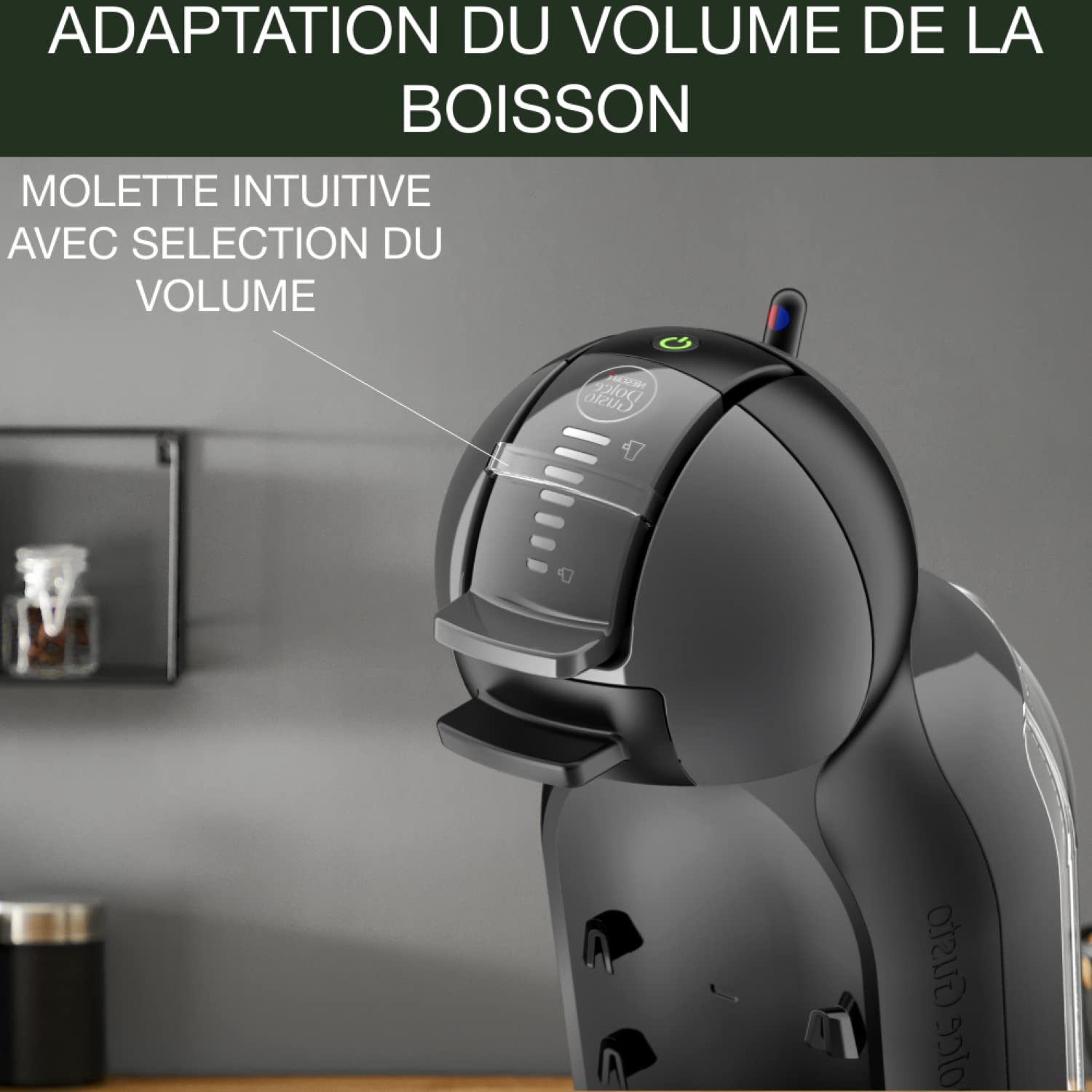 Dolce Gusto Mini Me — Machine à Café Noir & Gris | Qualité Pro | YY1500FD
