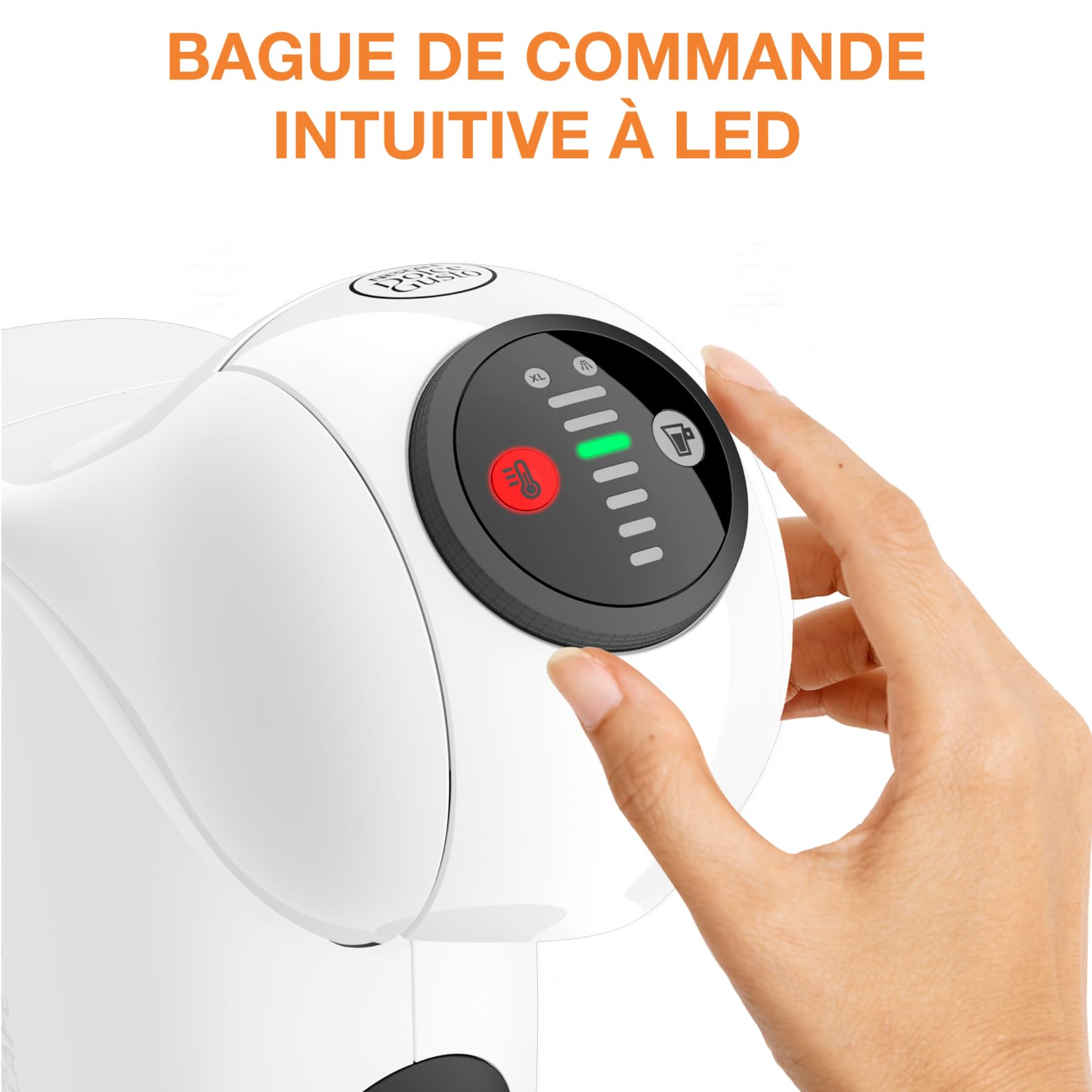Dolce Gusto Genio S — Machine à Café Expresso Blanche | Fonction XL | KP243110