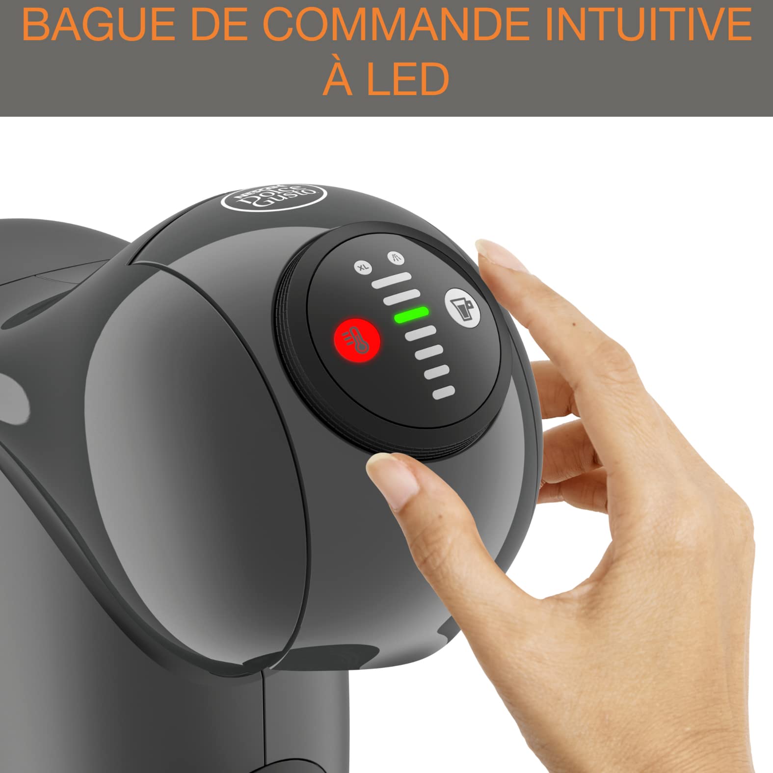 Dolce Gusto Genio S — Machine à Espresso Anthracite | 0,8 L | KP243B10