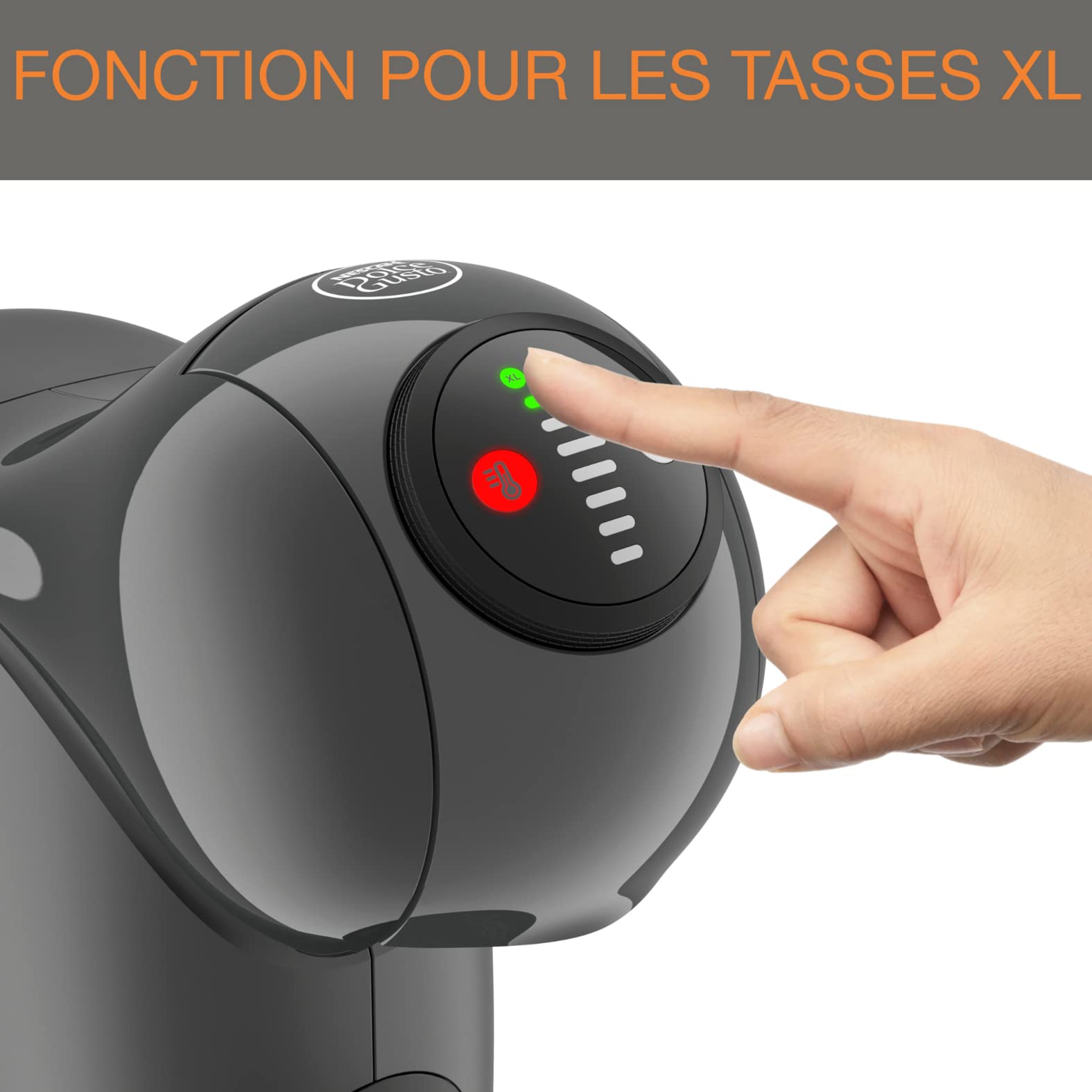 Dolce Gusto Genio S — Machine à Espresso Anthracite | 0,8 L | KP243B10