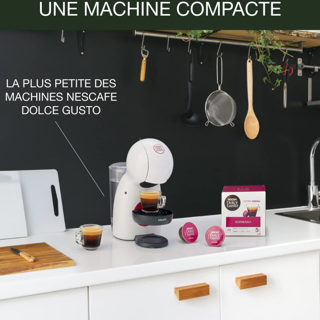Dolce Gusto Piccolo XS — Machine à Café Blanc & Rouge | 15 Bars | KP1A3110