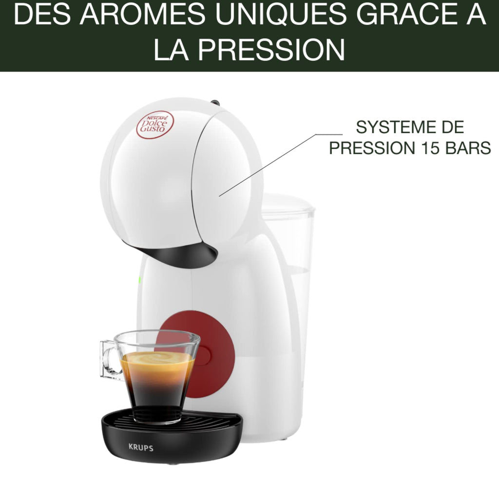 Dolce Gusto Piccolo XS — Machine à Café Blanc & Rouge | 15 Bars | KP1A3110