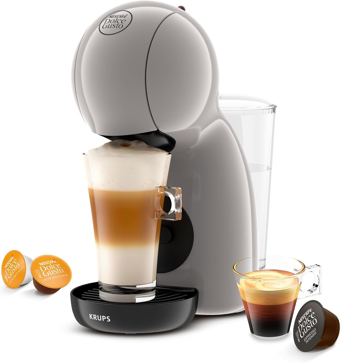 Dolce Gusto Piccolo XS — Machine à Café Taupe | Ultra-Compacte | 15 Bars | KP1A3A