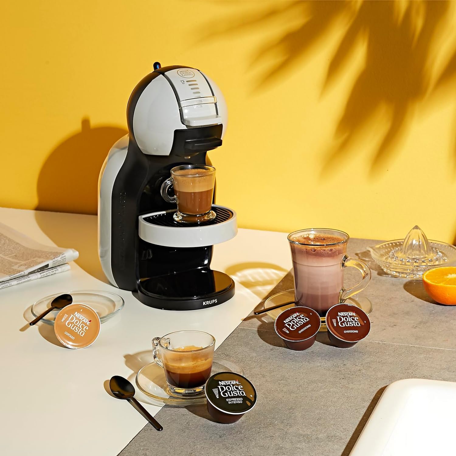 Dolce Gusto Mini Me — Machine à Café Manuelle Grise | 0,8 L