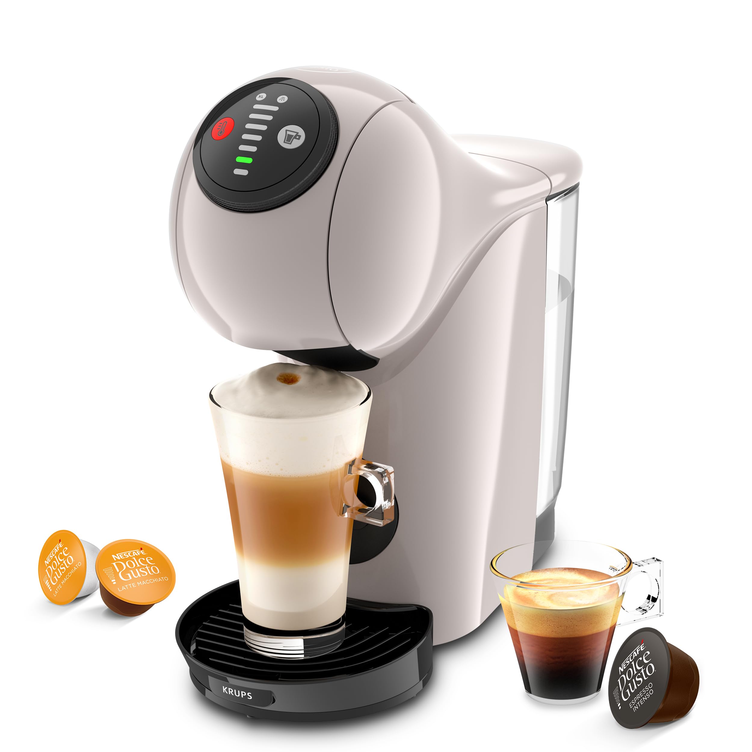 Dolce Gusto Genio S — Machine à Café Taupe | Tailles XL Réglables | KP243A