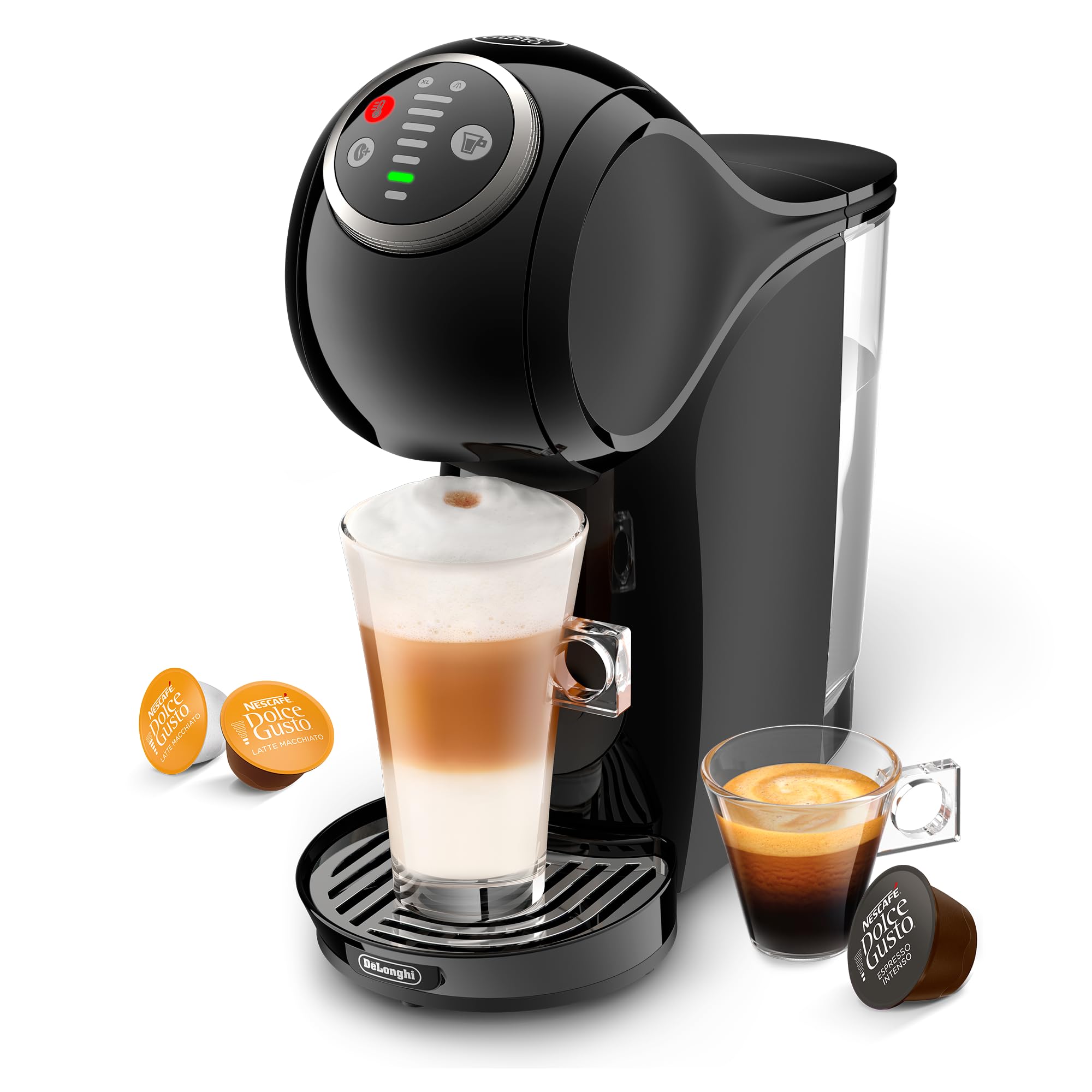 Dolce Gusto Genio Plus — Machine à Expresso Semi-Automatique Noire | 0,8 L | EDG315.B