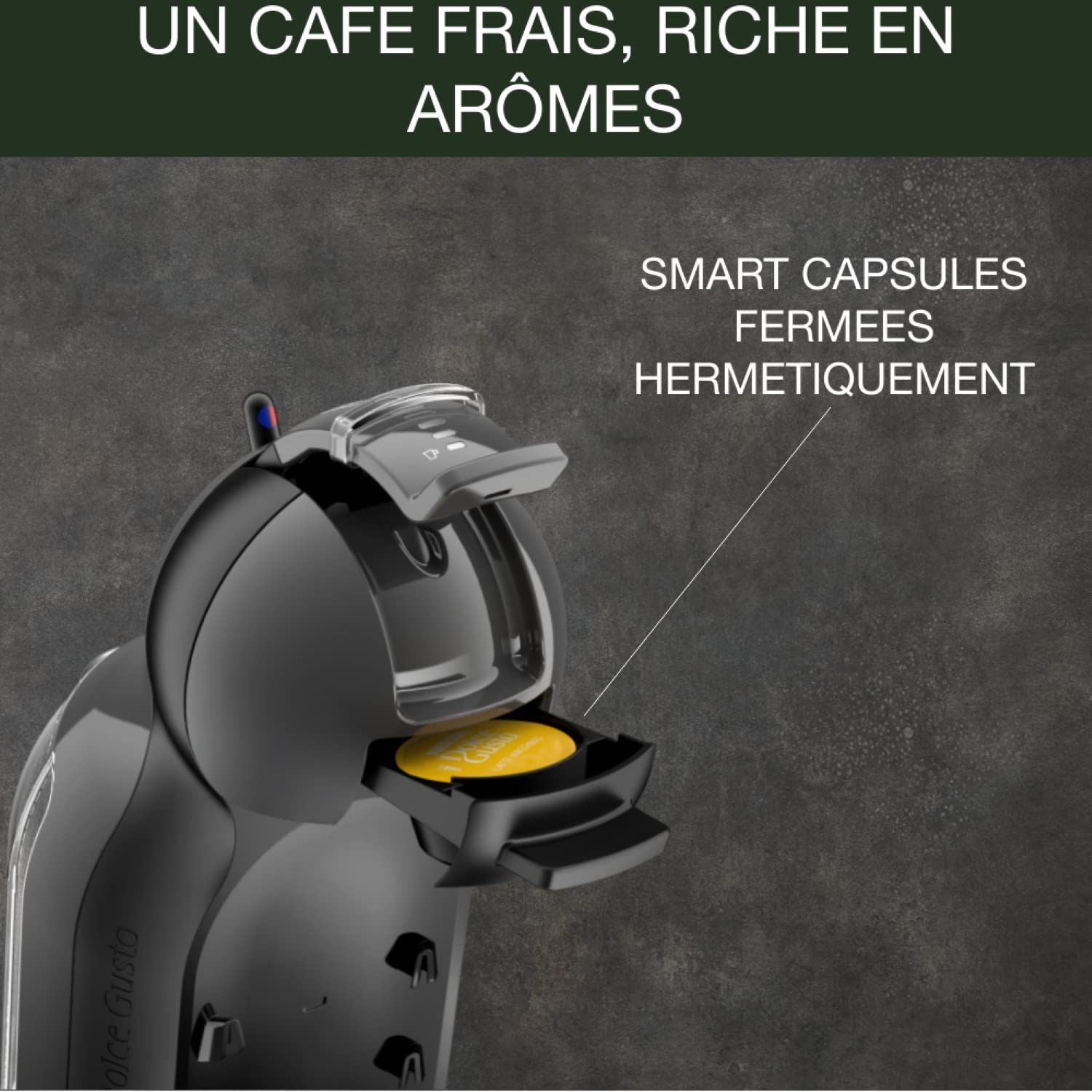 Dolce Gusto Mini Me — Machine à Café Noir & Gris | Qualité Pro | YY1500FD