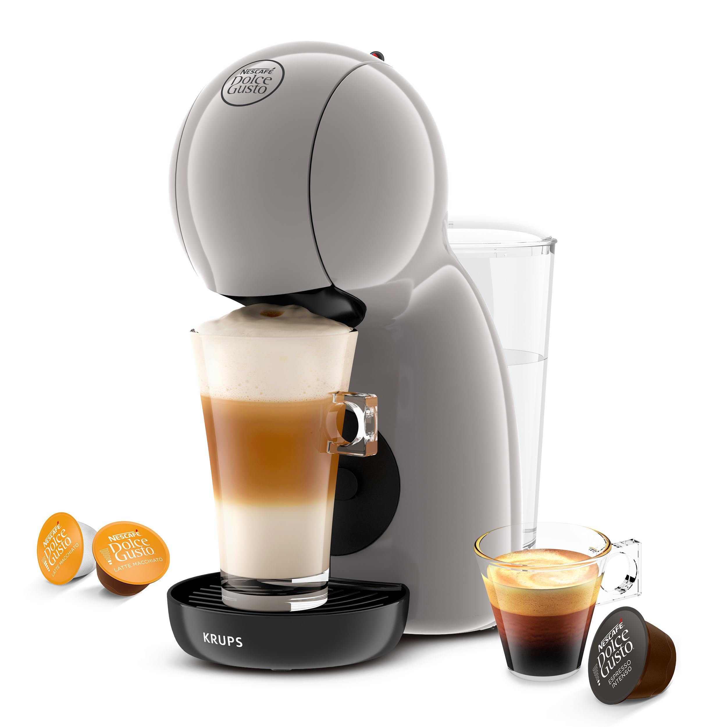 Dolce Gusto Piccolo XS — Machine à Café Taupe | Ultra-Compacte | 15 Bars | KP1A3A