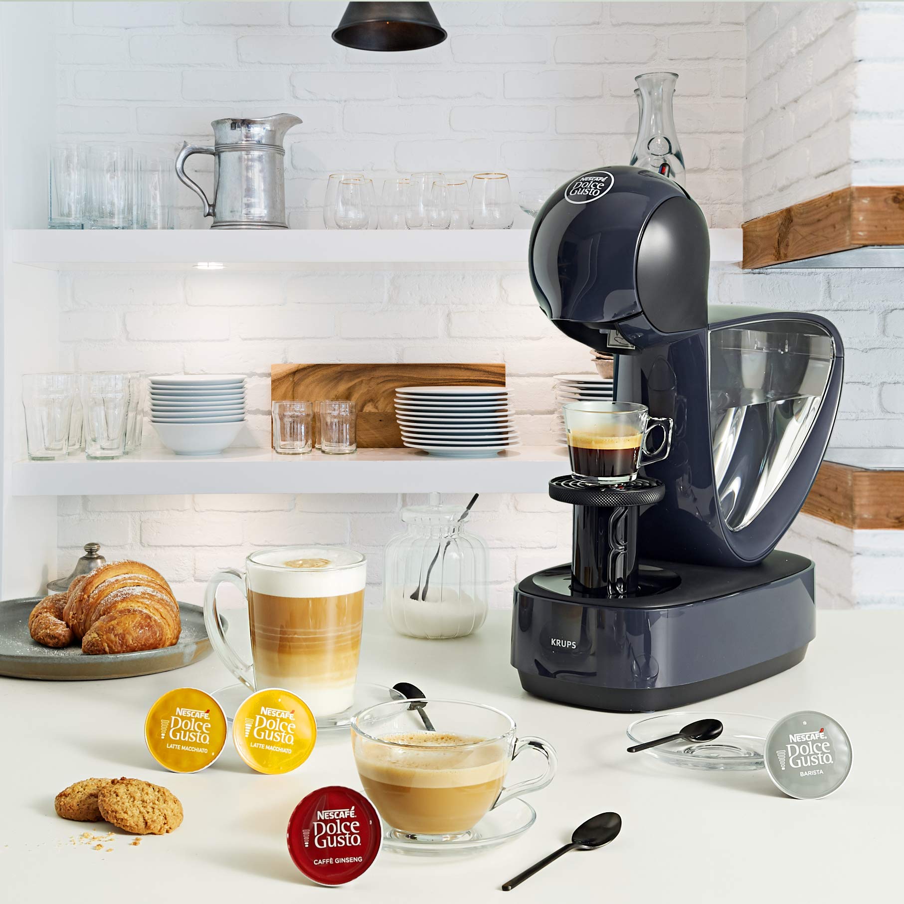Dolce Gusto Petit XS — Machine à Café Noir | Bouton Noir | KP1A3BKA