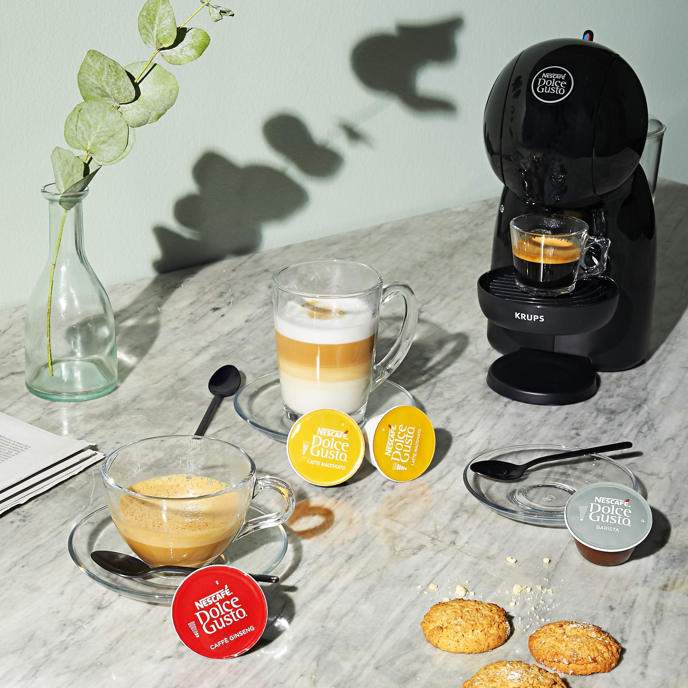 Dolce Gusto Petit XS — Machine à Café Noir | Bouton Noir | KP1A3BKA